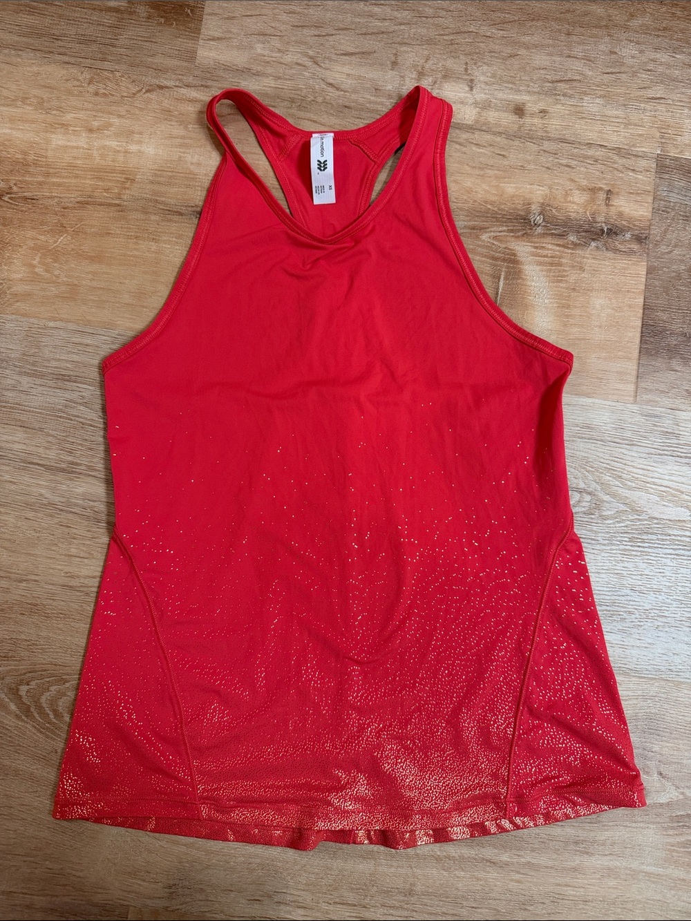 Athletic Red Racerback Tank Top